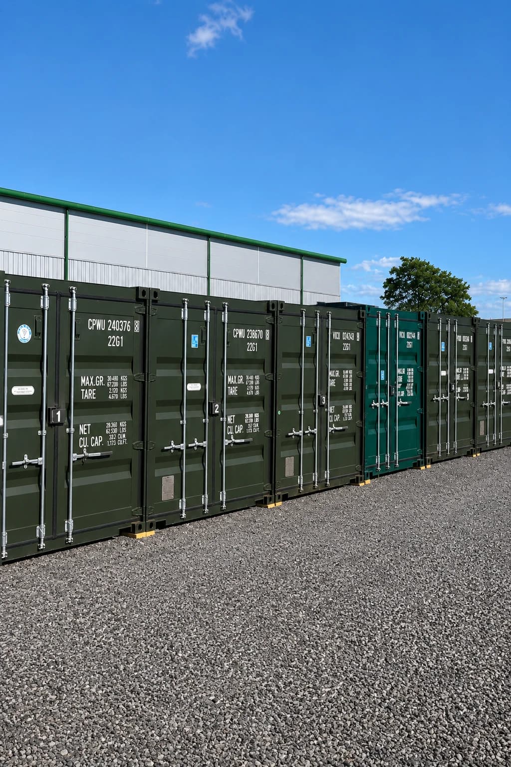 Secure container storage units in Burgess Hill