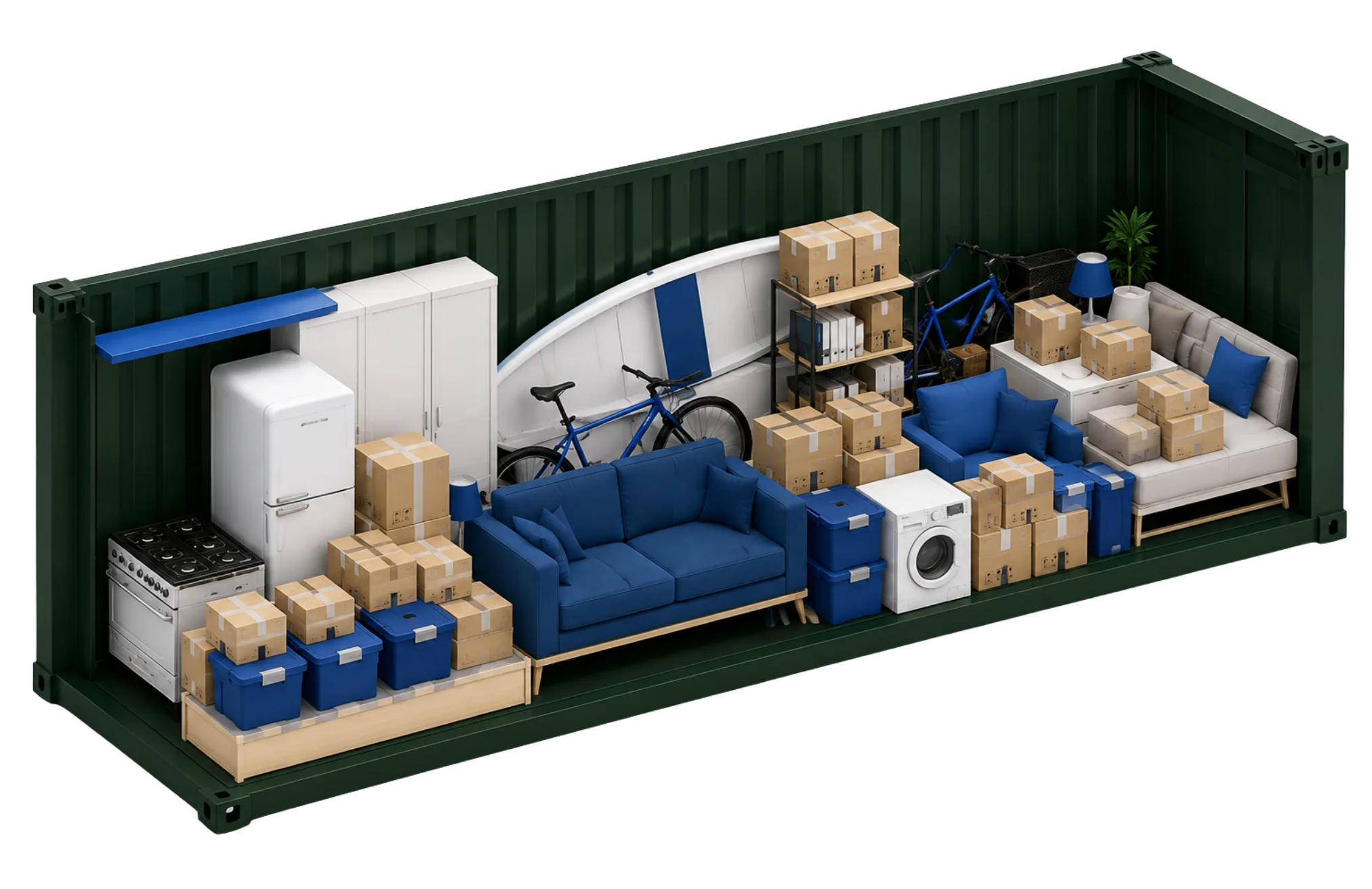 20 Ft Container (160 Sq Ft) at Box Yard Self Storage, Burgess Hill