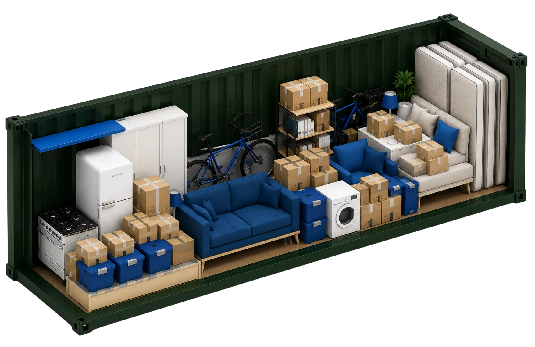 40 Ft Container (320 Sq Ft) at Box Yard Self Storage, Burgess Hill